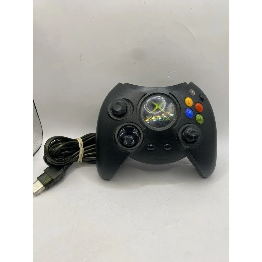 Xbox Duke Controller OEM Microsoft Original w/ Breakaway Cable Tested Works